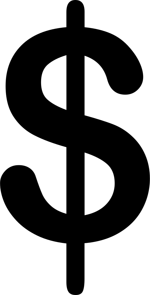 Dollar Sign Comments - Currency (500x980), Png Download