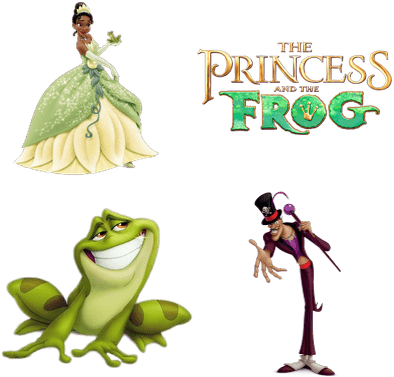 Princess And The Frog Frog Png (400x400), Png Download