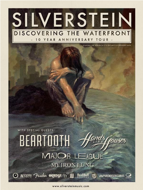 Yesterday Marked The Beginning Of Silverstein's 10-year - Silverstein Discovering The Waterfront Tour (640x640), Png Download
