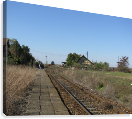 Old Train Station At The Border Between Romania And - Border Between Romania And Hungary (429x386), Png Download