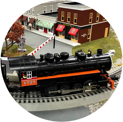 Train Layout - Lionel, Llc (424x422), Png Download