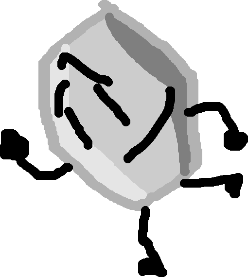 Grey Hexagon - Shape Battle Indigo Triangle (510x570), Png Download