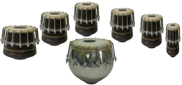 Tabla Tarang - Alat Musik Tabla India (586x275), Png Download