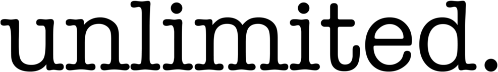 Unlimited (1000x244), Png Download