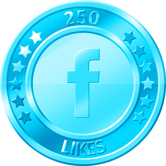 Facebook 2500 Likes - Like Button (500x500), Png Download