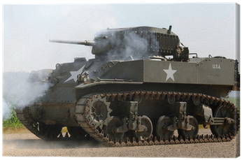 World War Ii Era American Army Tank Canvas Print • - Legertank (400x400), Png Download