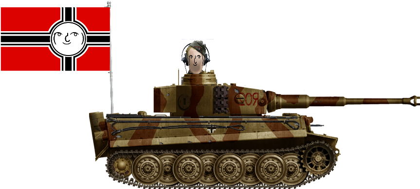 Lenny Army Tank - Imgur Llc (863x395), Png Download