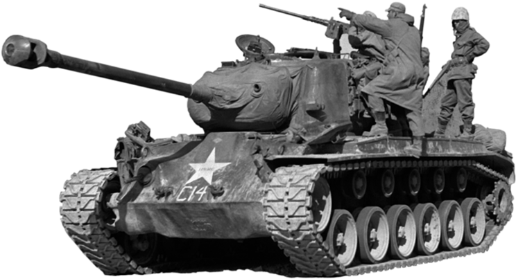 Thumb Image - M26 Pershing Korean War (502x279), Png Download