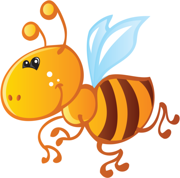 Bumble Bee Tile Coaster (600x581), Png Download