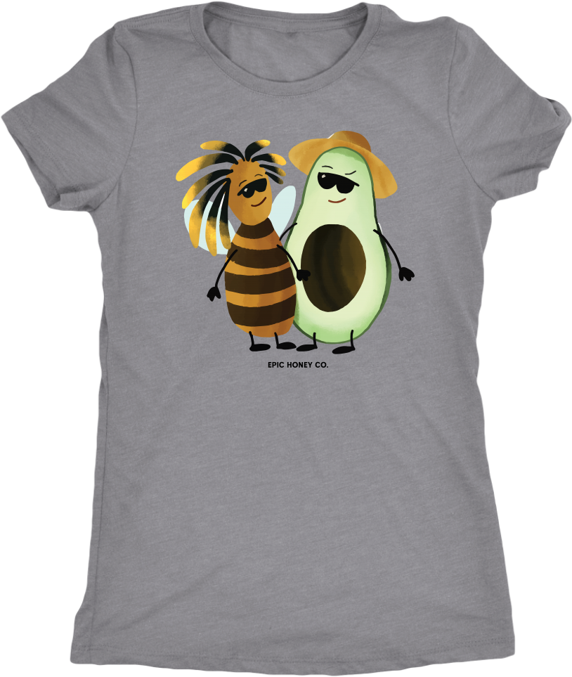 Epic Avocado Honey T-shirt - Adventure T-shirt, Vacation Tee, Traveling Shirt, Vacation (1024x1024), Png Download