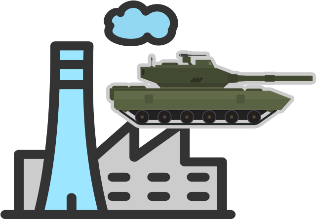 Tank Factory - Helicopter (750x450), Png Download