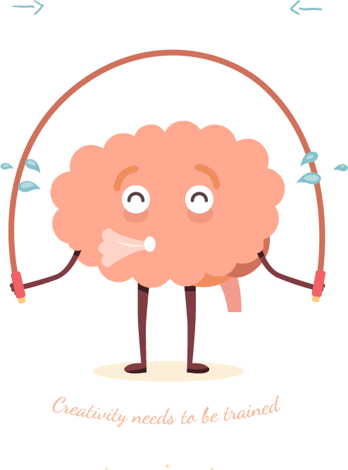 Physical Exercise Brain Injury Cognitive Training Skipping - Exercise Brain Png Vector (494x667), Png Download