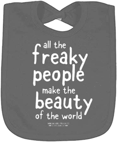 Freaky People Baby Bib - Infant (600x600), Png Download