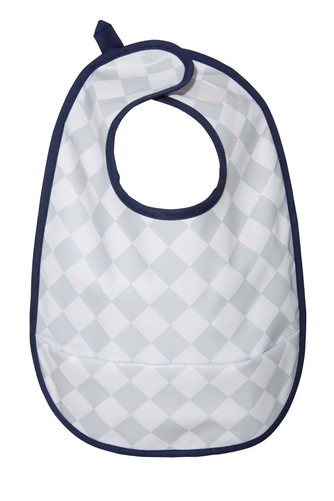 Baby Bib, Gray/white - Lupilu Babylätzchen - Weitere Babyausstattung (500x500), Png Download