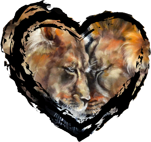Lion Lovers - Corazon (763x543), Png Download