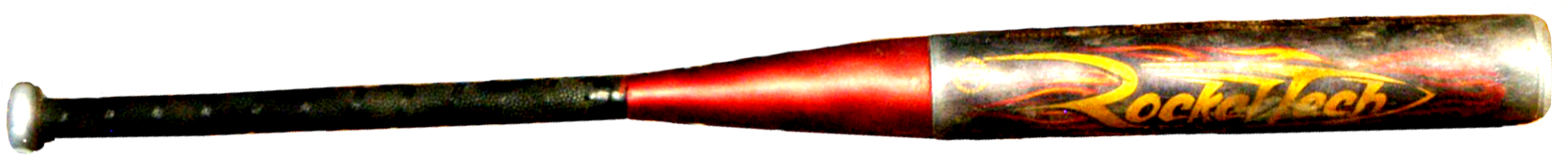 Baseball Bat Clipart Red Bat - Softball Bat Transparent Background (1806x489), Png Download