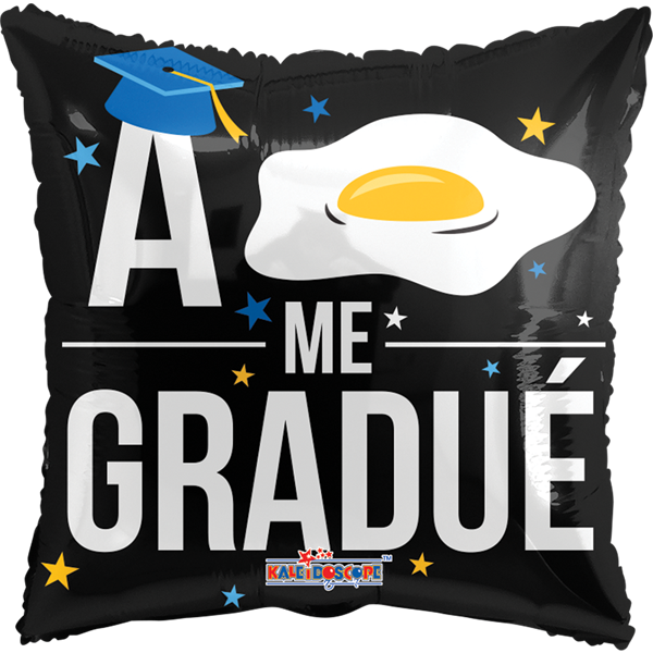 A Huevo Me Gradué 18 Decorated Graduation Caps, College - Huevo Me Gradue Balloon (600x600), Png Download