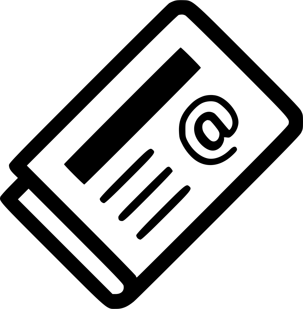 Newsletter Mail Comments - Newsletter Icon White Free (980x998), Png Download