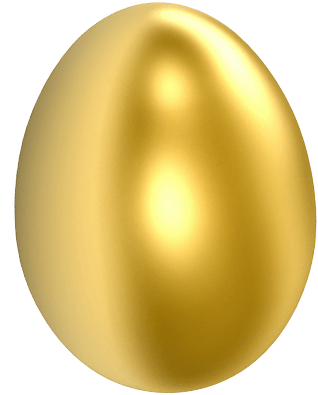 Gold Egg Easter Png Image - Golden Egg No Background (400x400), Png Download