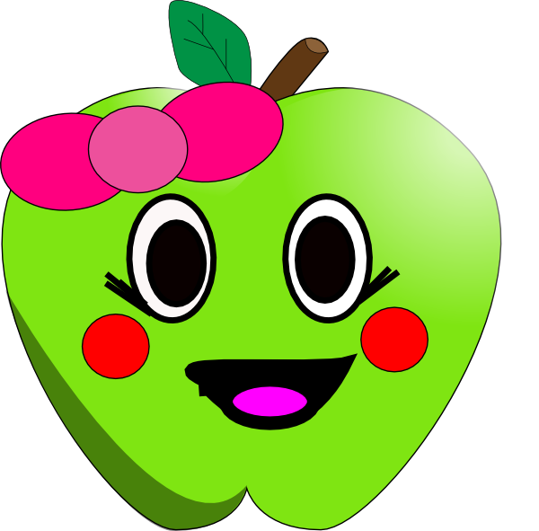 How To Set Use Happy Apple Clipart (600x591), Png Download