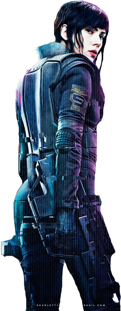 Png Ghost In The Shell - Ghost In The Shell Png (677x1107), Png Download