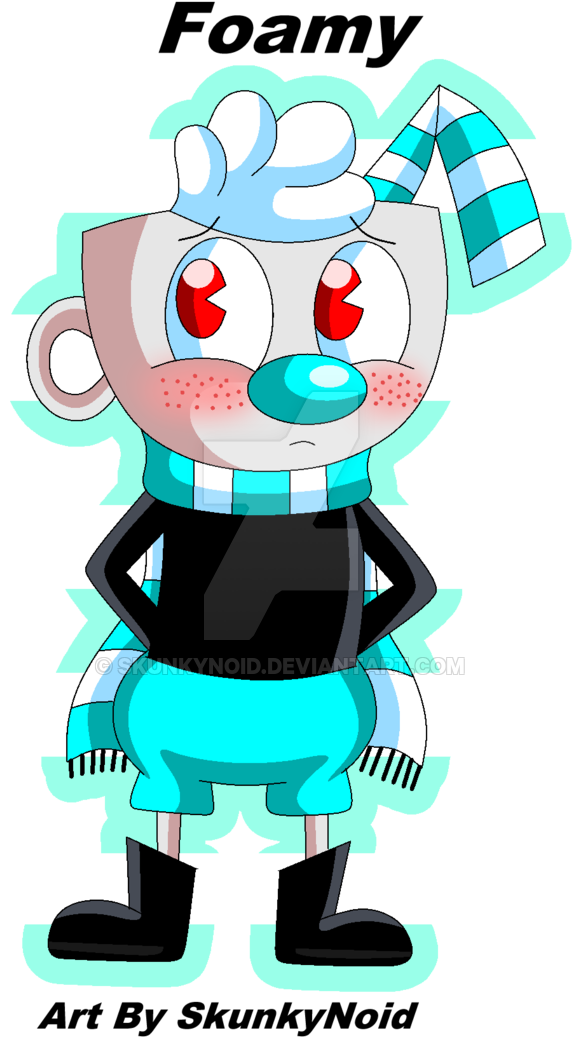 Cuphead Oc - Cartoon (600x1075), Png Download
