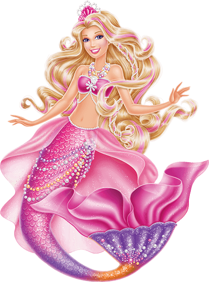 Imagem Relacionada Mermaid Barbie, Barbie Sirena, Barbie - Barbie Pearl Princess Png (426x574), Png Download