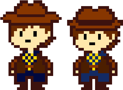 Clover Picture - Undertale Yellow Sprite (484x318), Png Download