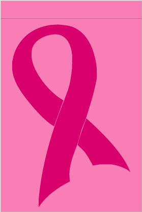 Breast Cancer Awareness Flags And Banners - Breast Cancer Awareness (520x416), Png Download