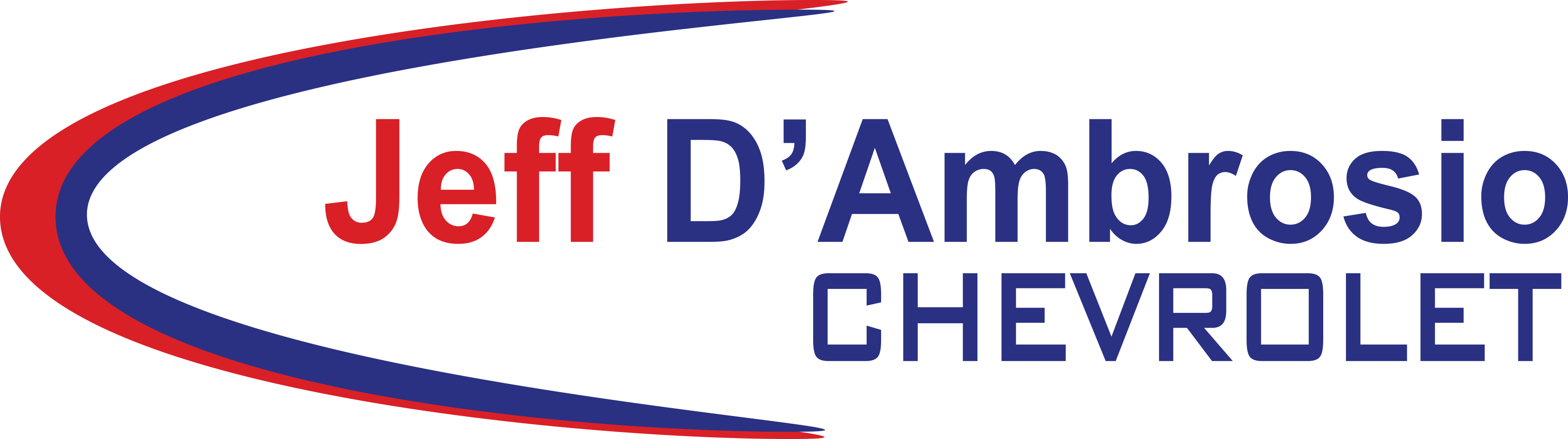 Jeff D'ambrosio Chevrolet Logo - Oval (3600x1009), Png Download
