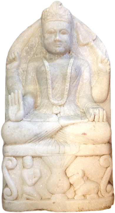 Antique Marble Santoshi Mata/maa - Santoshi Mata (300x400), Png Download