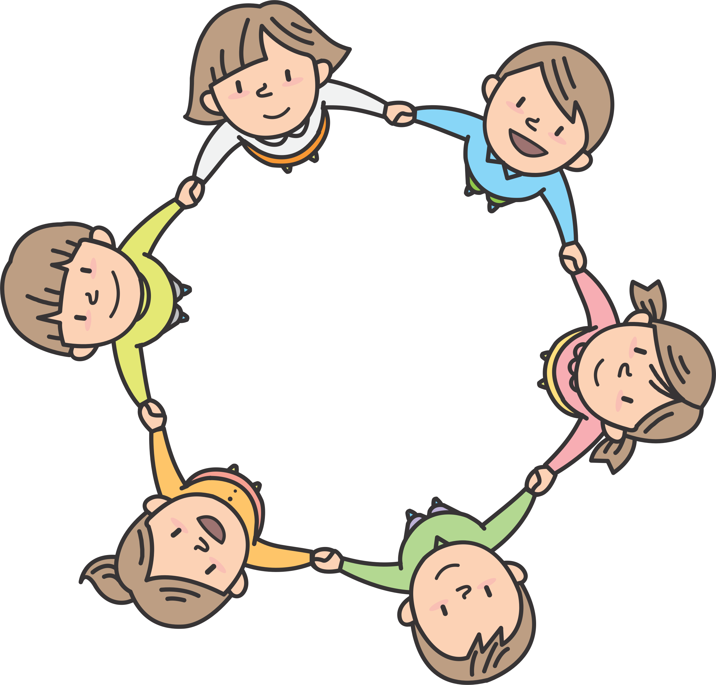 This Free Icons Png Design Of Children In Circle (2400x2298), Png Download
