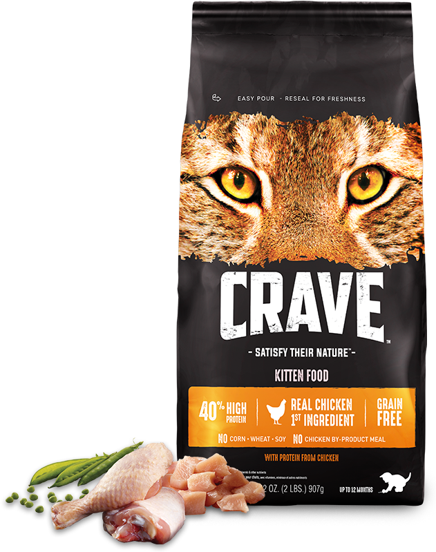 Hero Header Desktop - Crave Cat Food (653x848), Png Download