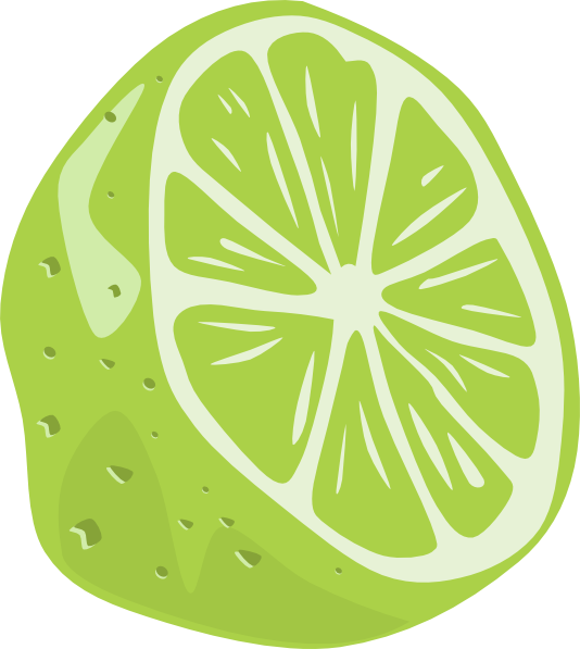 How To Set Use Half Lime Clipart (534x597), Png Download