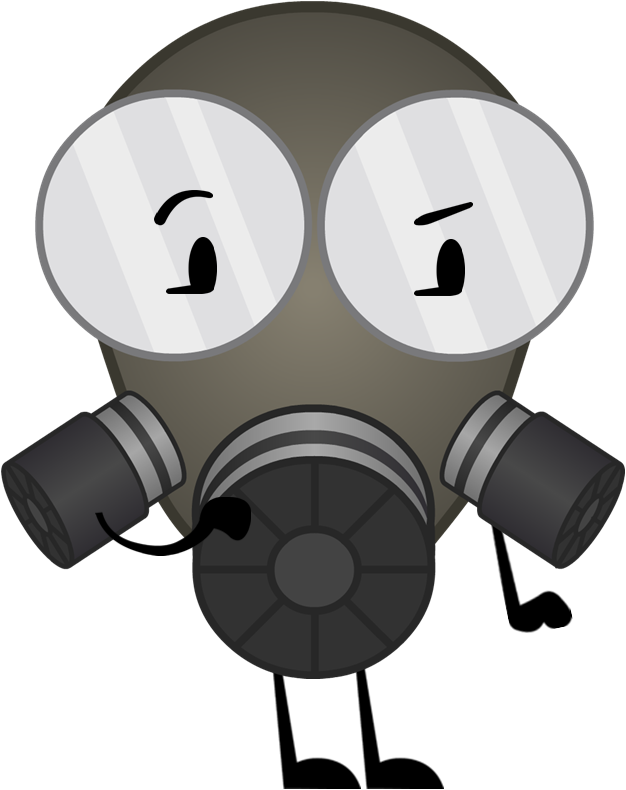 Gas Mask Pose - Portable Network Graphics (626x790), Png Download