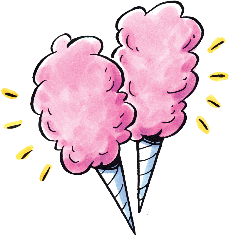 Cotton Candy Png (794x809), Png Download
