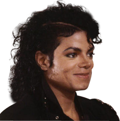 Michael Jackson Bad Hair (399x400), Png Download