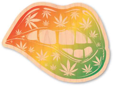 Marijuana Lips (479x364), Png Download