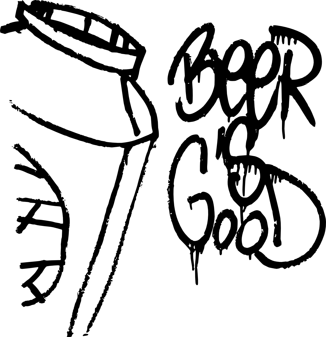 Beer Is Good - Beer Graffiti Png Transparent (1237x1280), Png Download