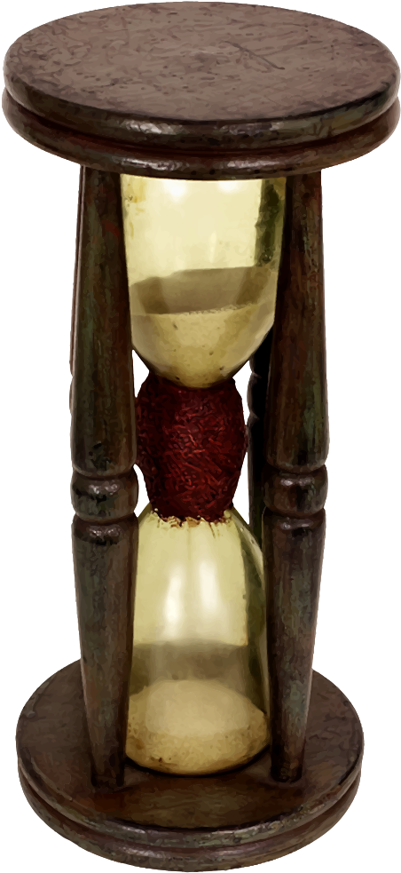 Hourglass (458x1000), Png Download