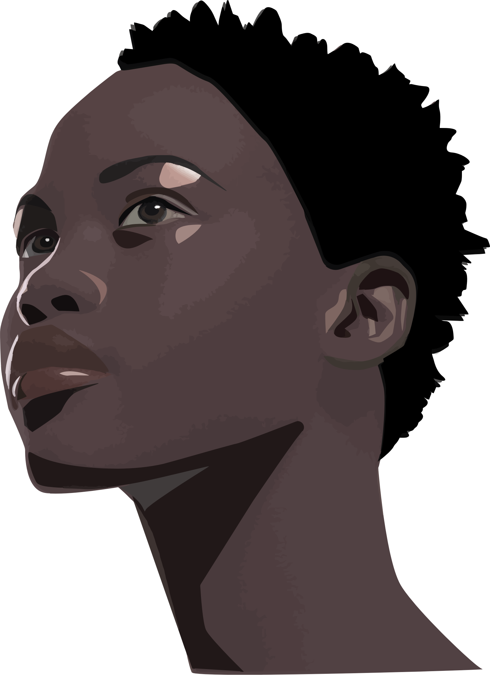 Big Image - African Woman Clipart St (1658x2284), Png Download