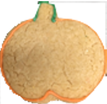 Pumpkin Cookie - Pumpkin (371x362), Png Download