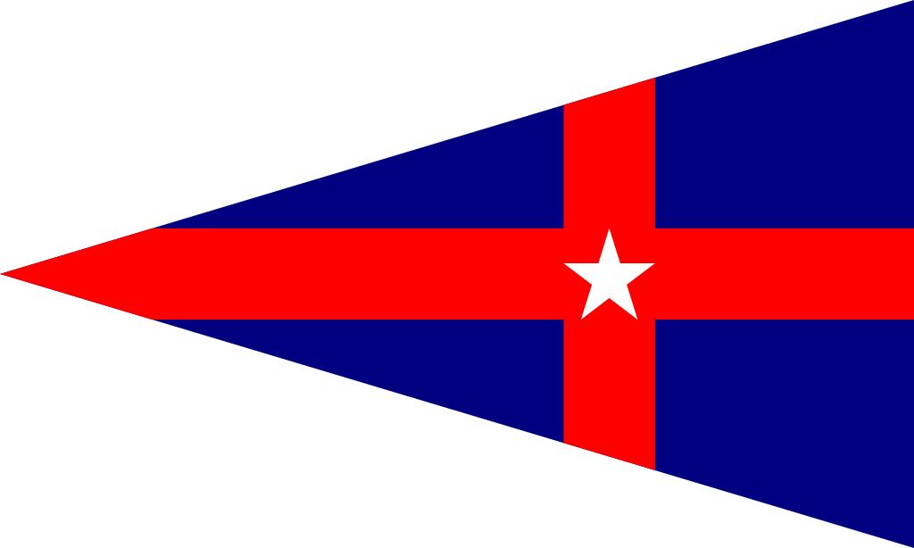 Burgee Of The New York Yacht Club-mirror - Burgee (1024x614), Png Download