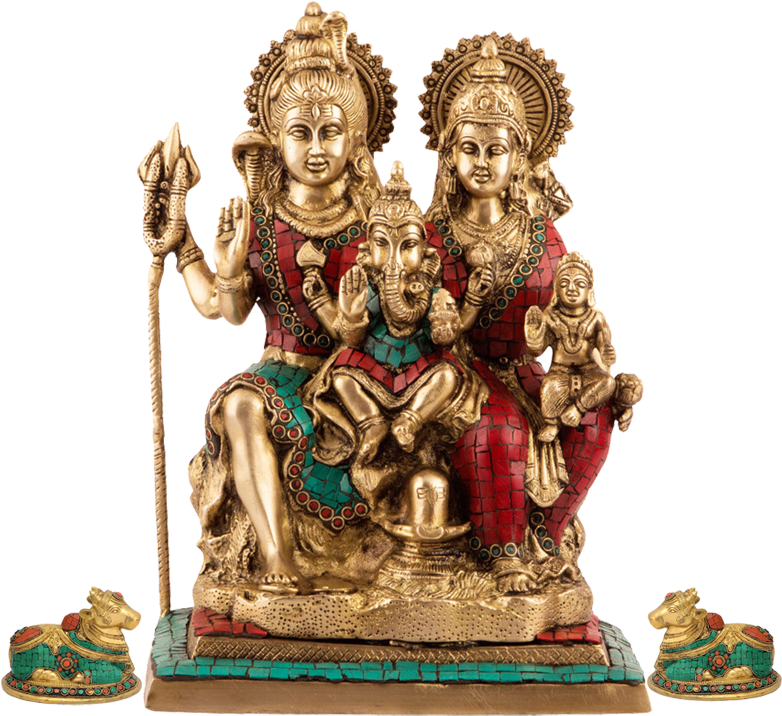 Lord Shiva And Ganesh (800x800), Png Download