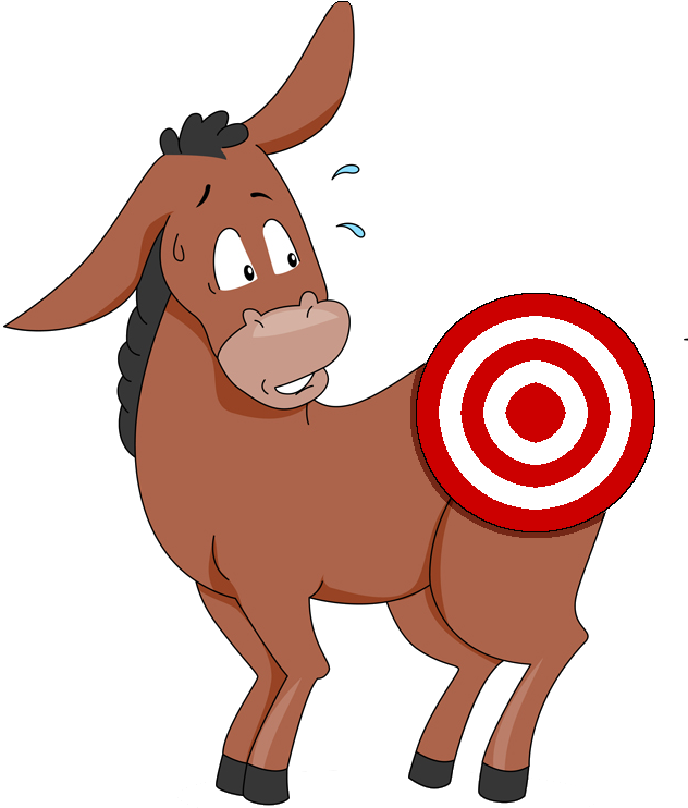 Clipart Goat Pin The Tail On - Tail On A Donkey (632x742), Png Download