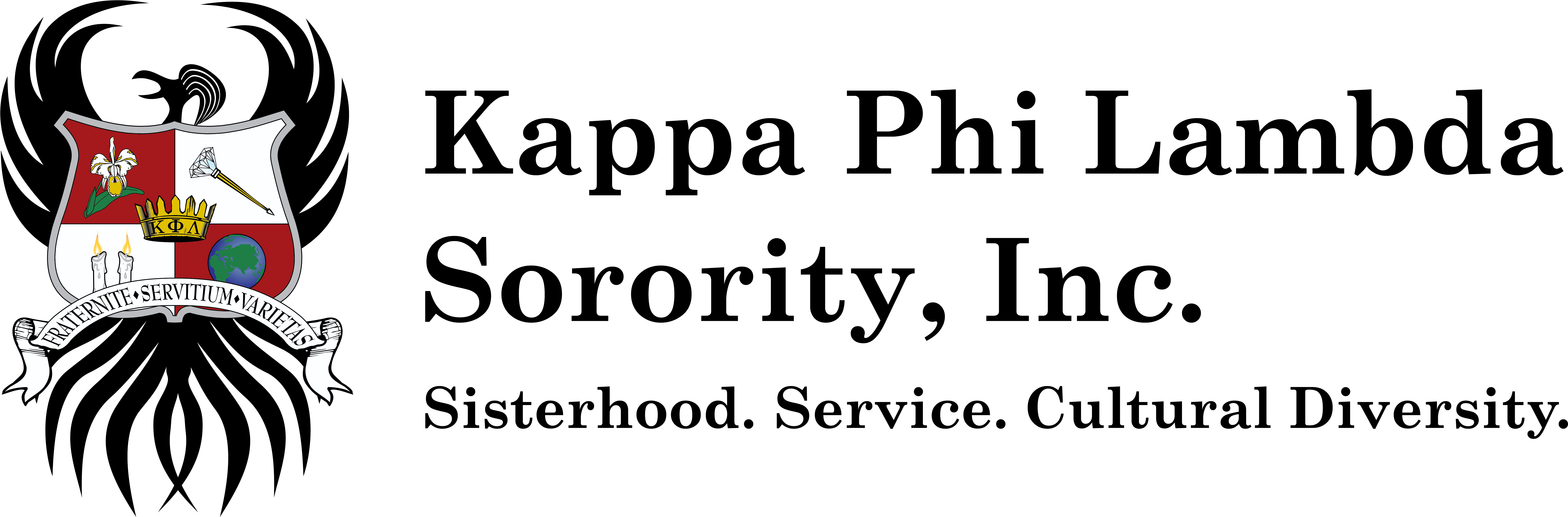 Brand Assets - Kappa Phi Lambda Crest Stainless Steel Travel Mug (8567x2875), Png Download