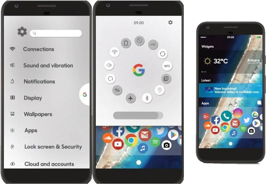 Android Pie 9.0 (1280x720), Png Download
