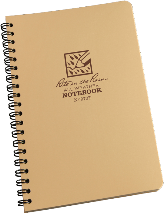 Rite In The Rain 4f44255f6f45a - Rite In The Rain Universal Notebook Side Spiral Bound (700x700), Png Download