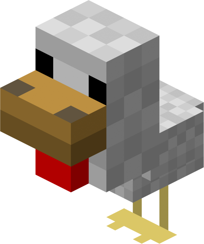 Picture Freeuse Download Oh My Fiesta For Geeks - Minecraft Chicken (652x779), Png Download