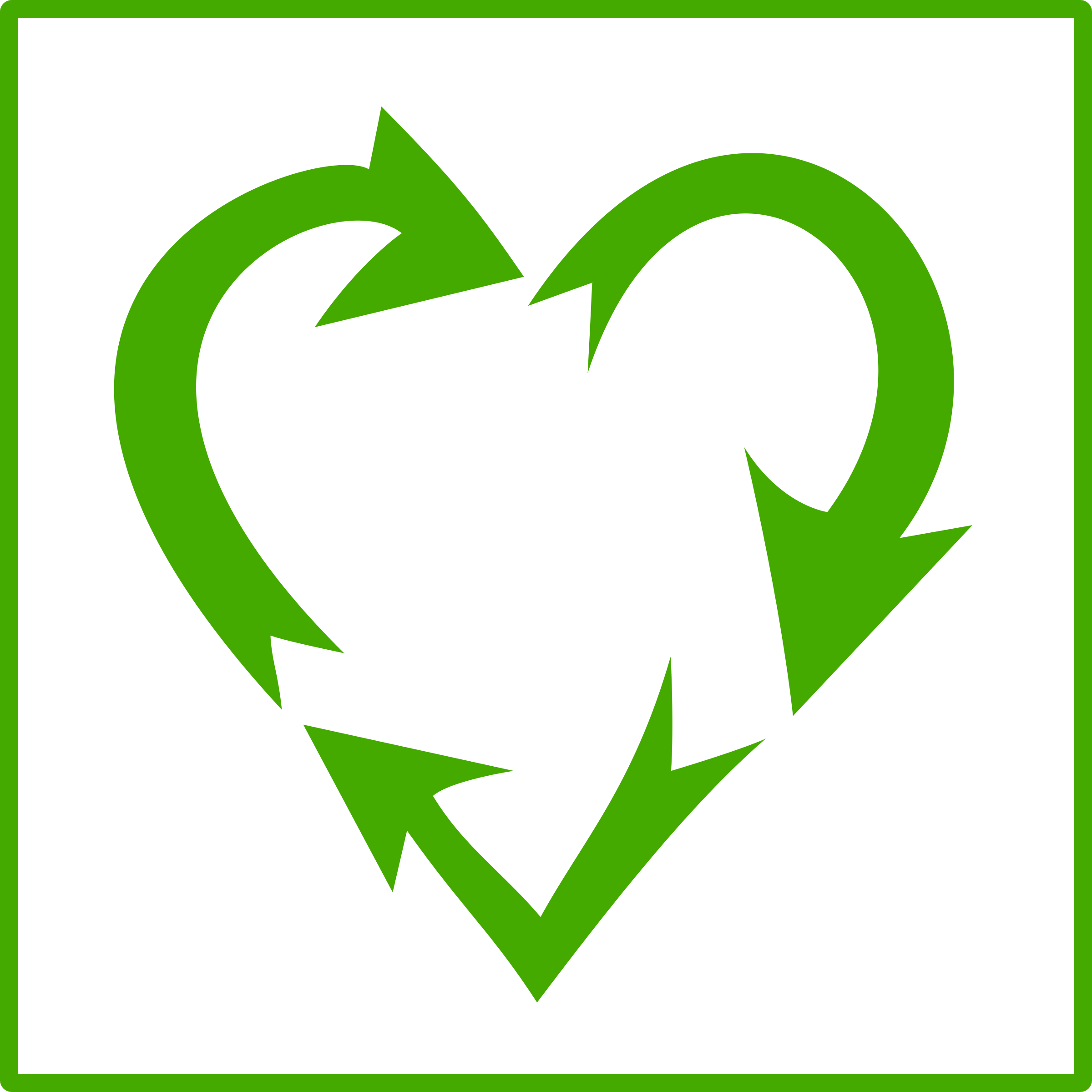This Free Icons Png Design Of Recycle Heart (2400x2400), Png Download